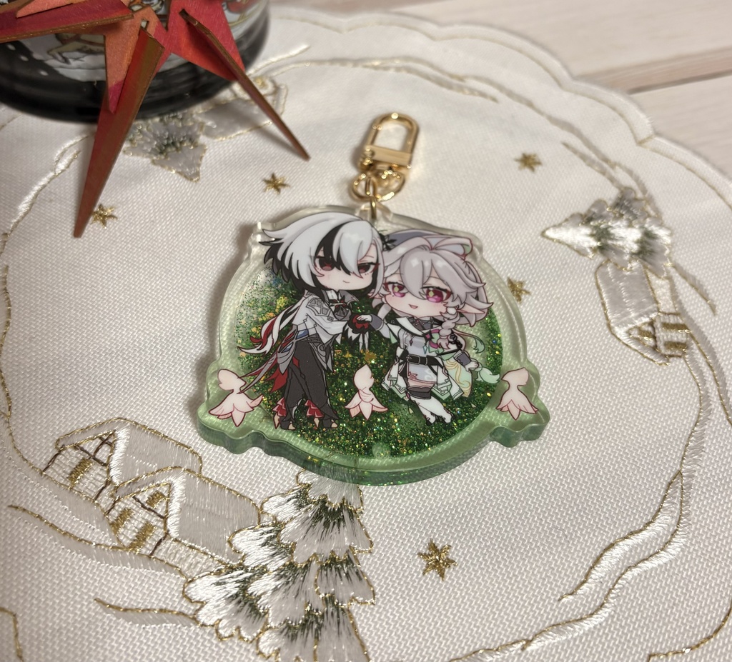 アルメリグリッターオイルアクキー