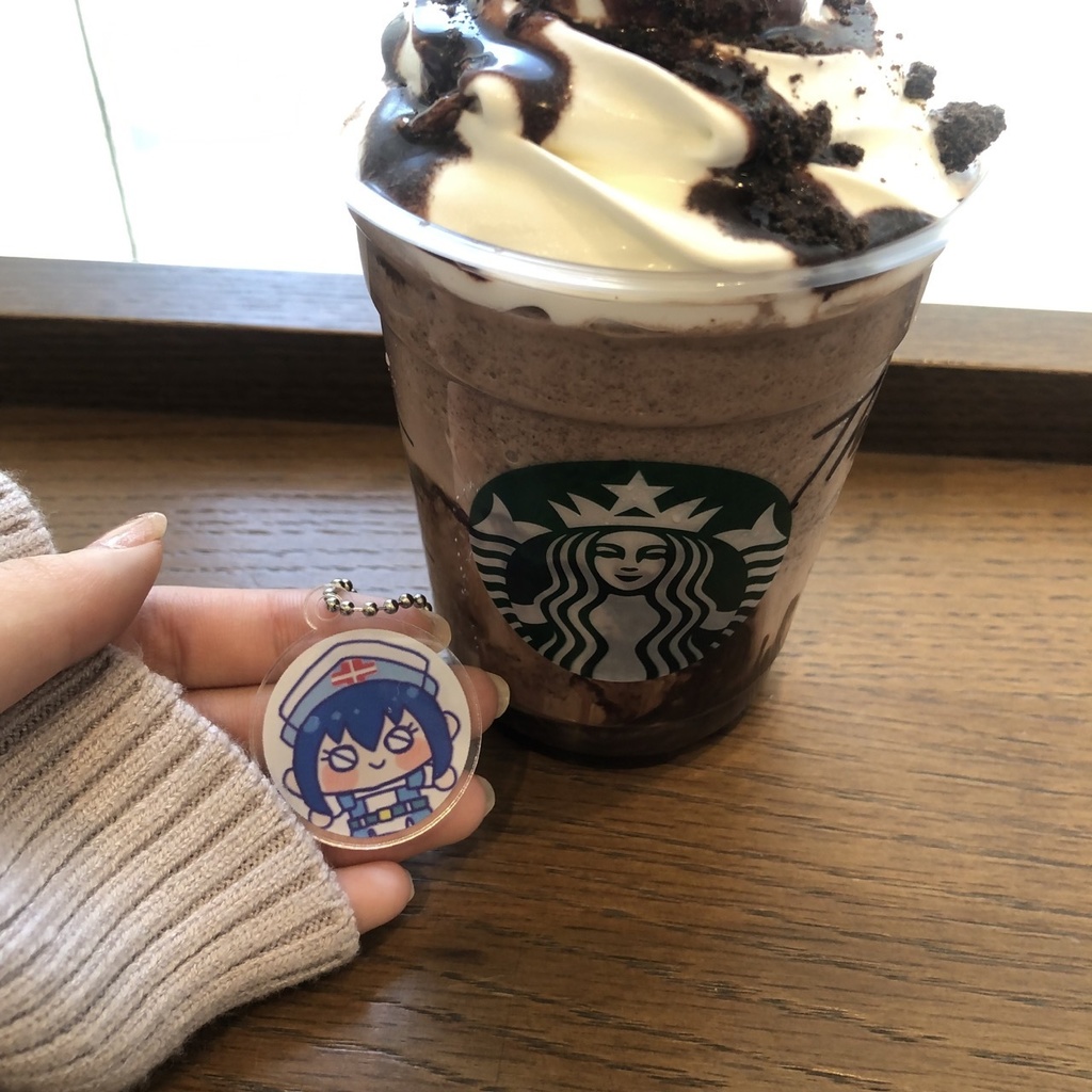 【再販】独楽うさ　アクリルキーホルダー