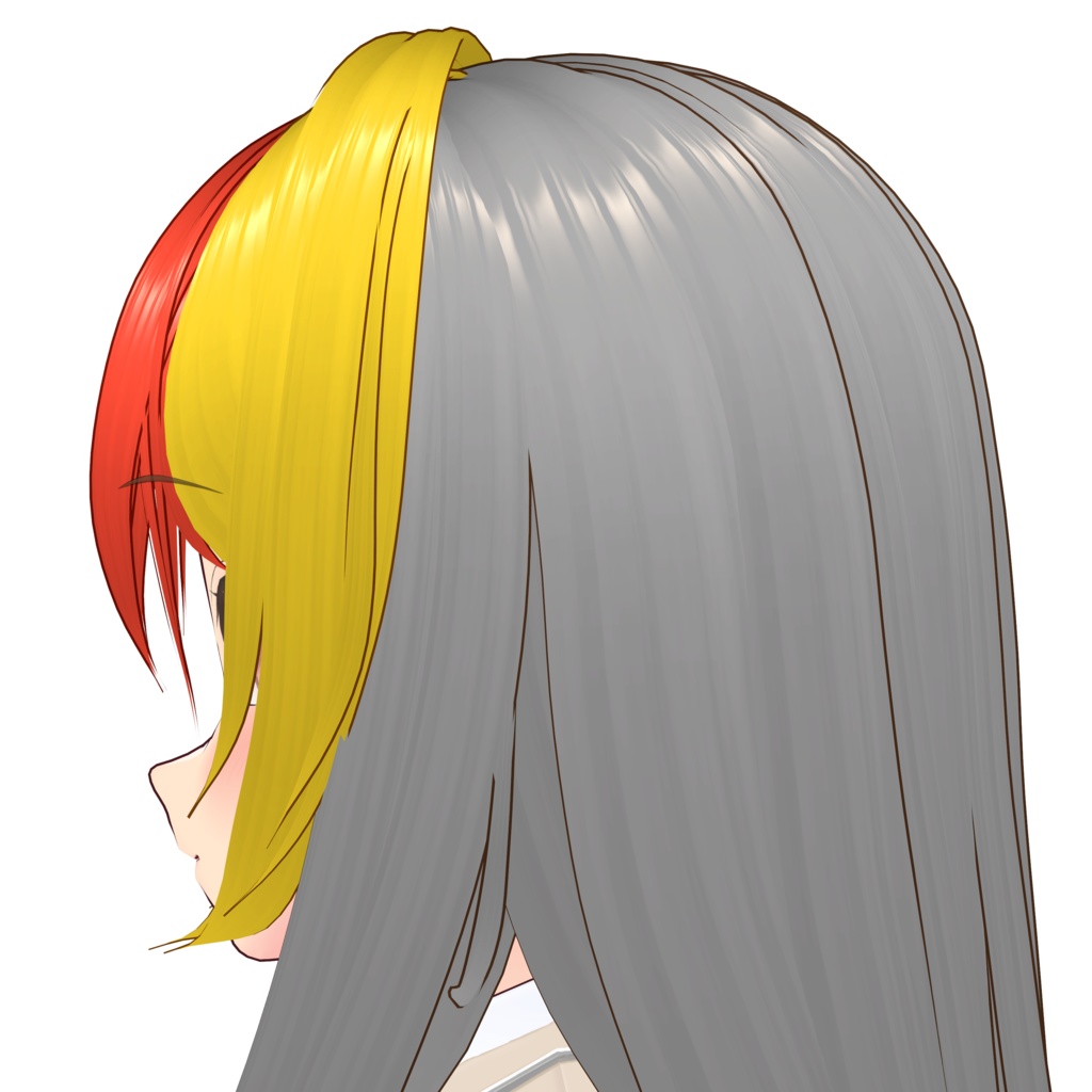 【VRoidヘアプリセット】前髪その1