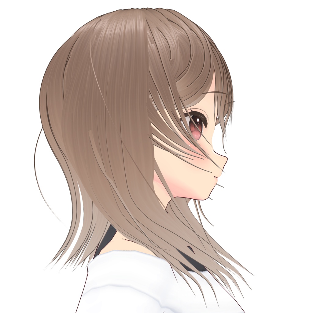 【VRoidヘアプリセット】ウルフカットその1