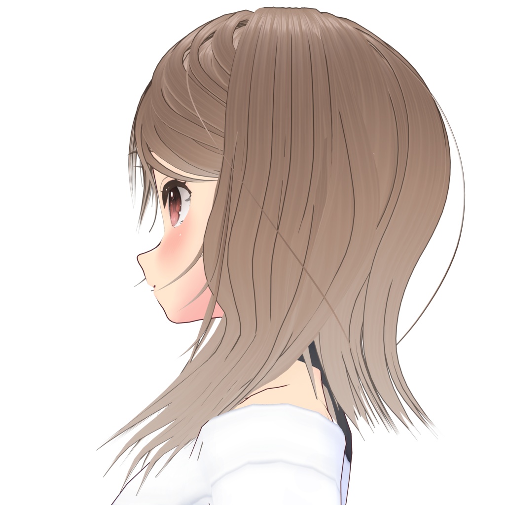 【VRoidヘアプリセット】ウルフカットその1