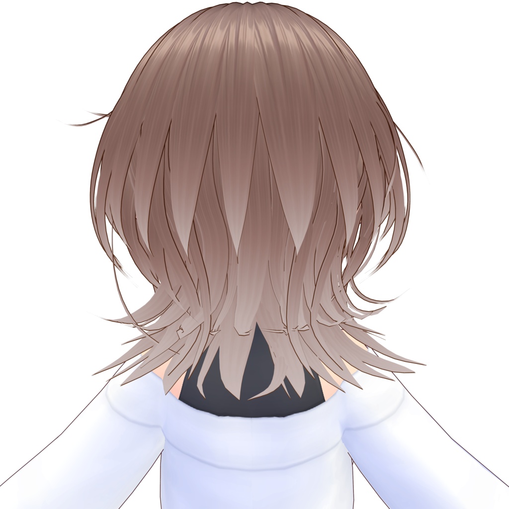 【VRoidヘアプリセット】クラゲヘアその3