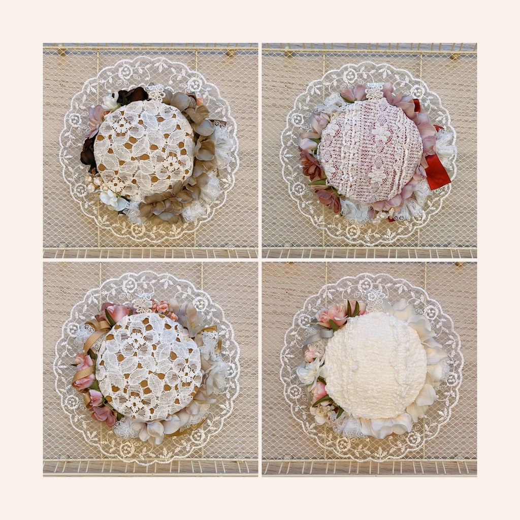 たっぷりリボンのバレンタインロゼット