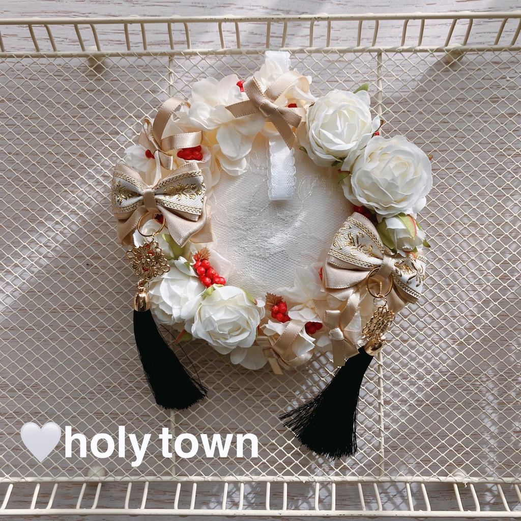 レースアップチャイナロゼット