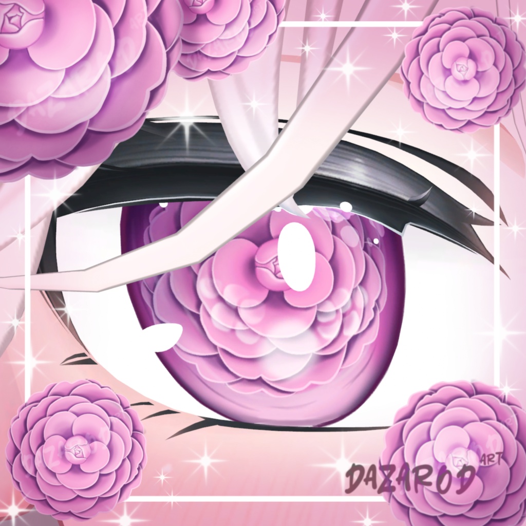 Shinano Flower Bouquet! Eye Textures 6 Flowers! 16 Colors Each!