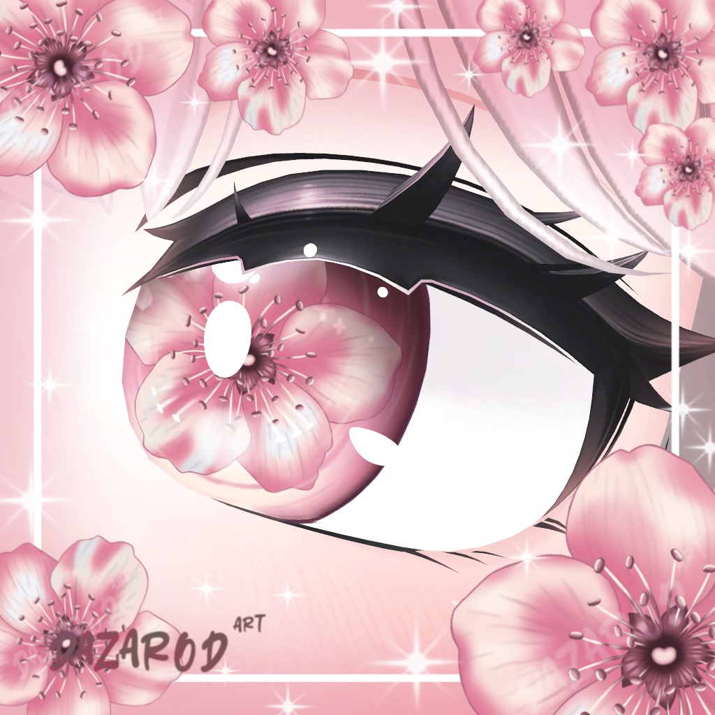 Shinano Flower Bouquet! Eye Textures 6 Flowers! 16 Colors Each!