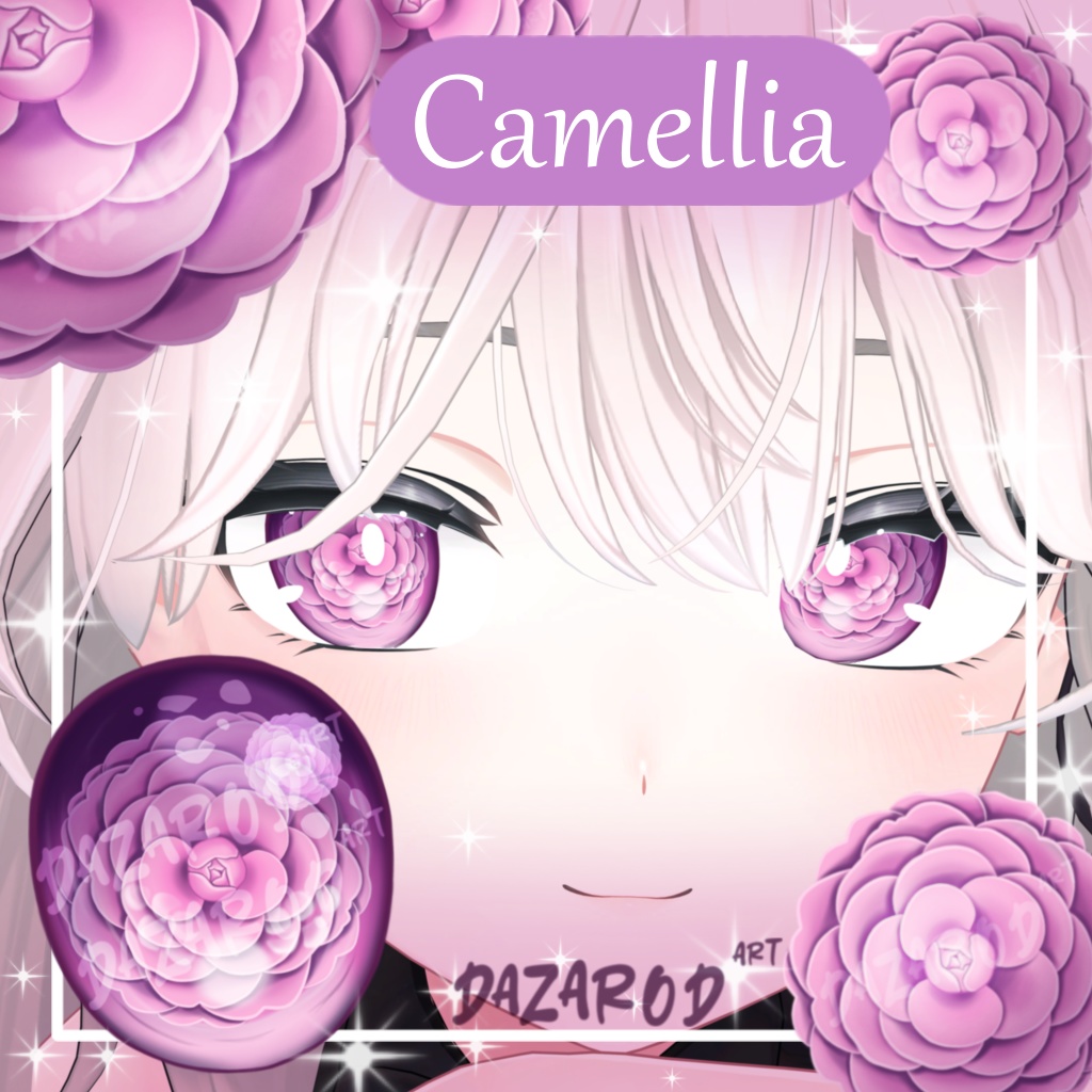 Shinano Flower Bouquet! Eye Textures 6 Flowers! 16 Colors Each!