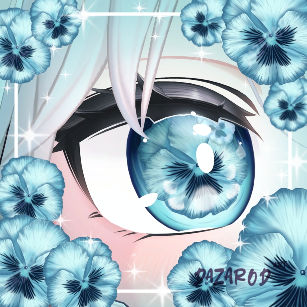 Shinano Flower Bouquet! Eye Textures 6 Flowers! 16 Colors Each!