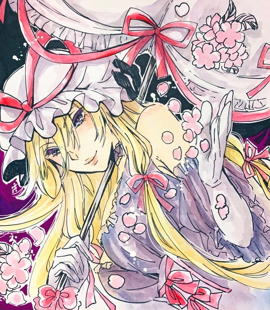 東方project 八雲紫 大色紙 もか 2 そよ風 Booth