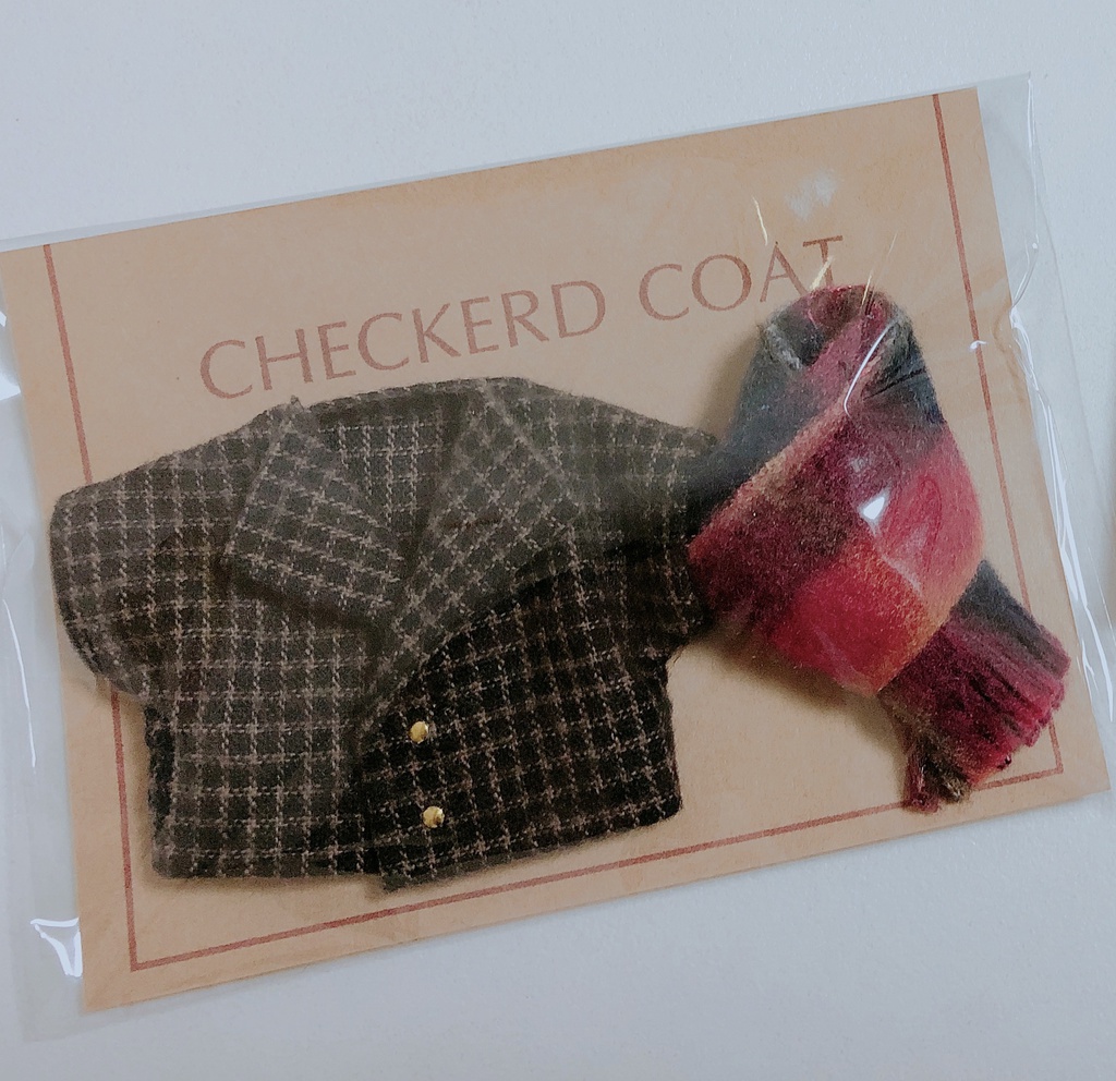 ★チェックコート&マフラーセット★