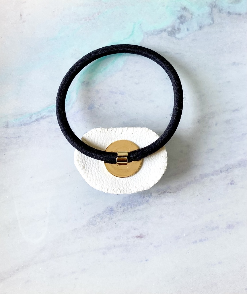 beans-豆- ビーズ刺繍 ヘアゴム