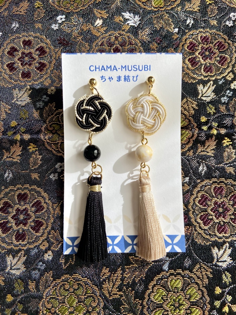 【忍たま】土井先生 天鬼 イメージ タッセル イヤリング ピアス