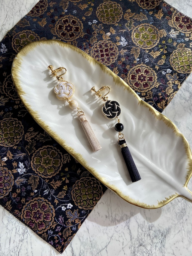 【忍たま】土井先生 天鬼 イメージ タッセル イヤリング ピアス