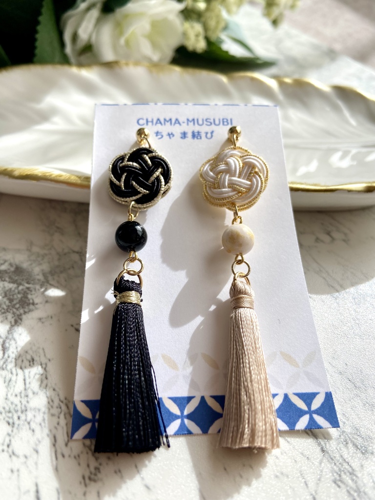 【忍たま】土井先生 天鬼 イメージ タッセル イヤリング ピアス