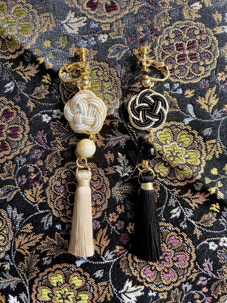 【忍たま】土井先生 天鬼 イメージ タッセル イヤリング ピアス