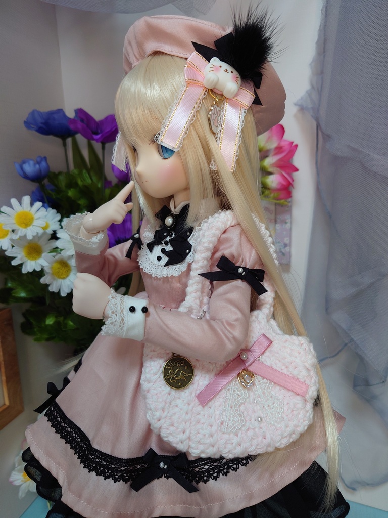 選べる星座チャームなパステル調のトートバッグ