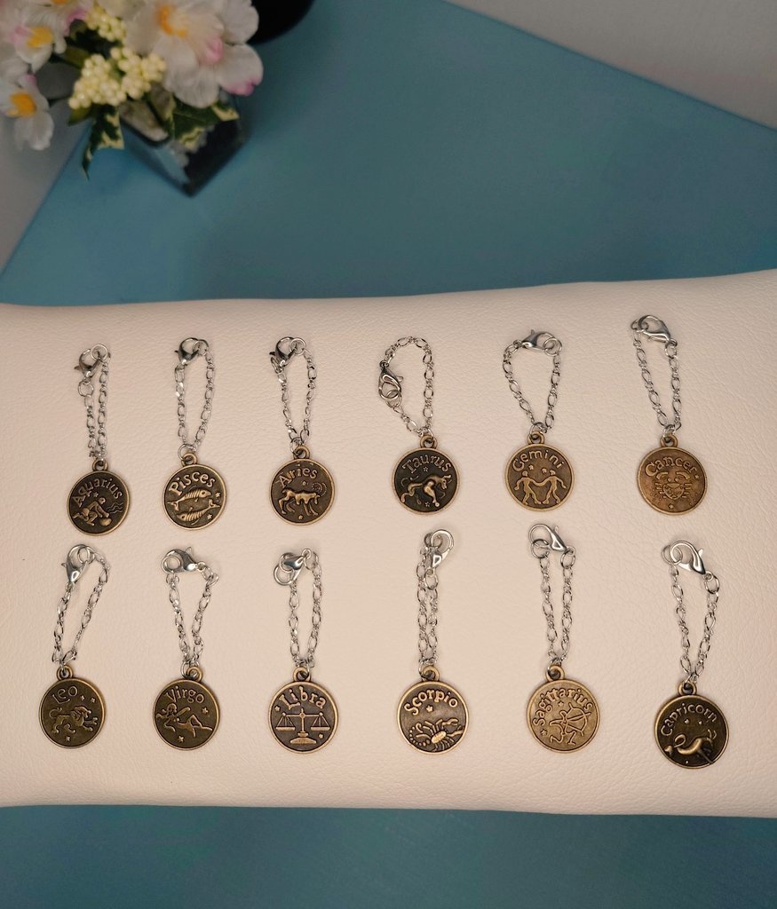 選べる星座チャームなパステル調のトートバッグ