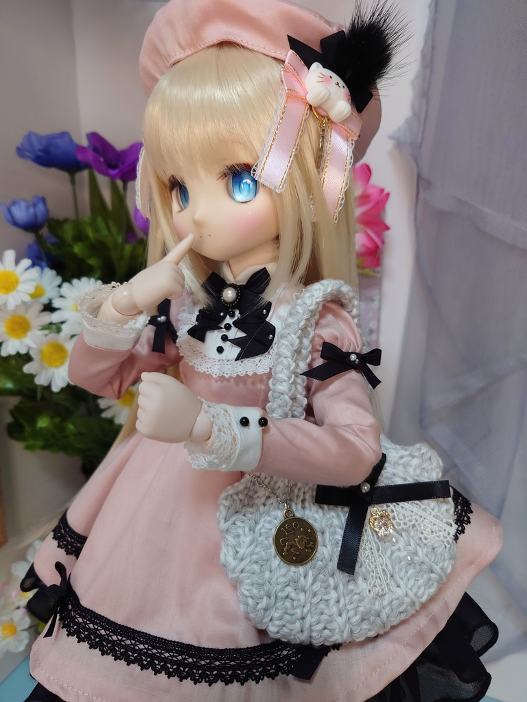 選べる星座チャームなパステル調のトートバッグ