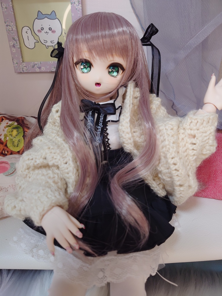 大人カラーなカーディガン