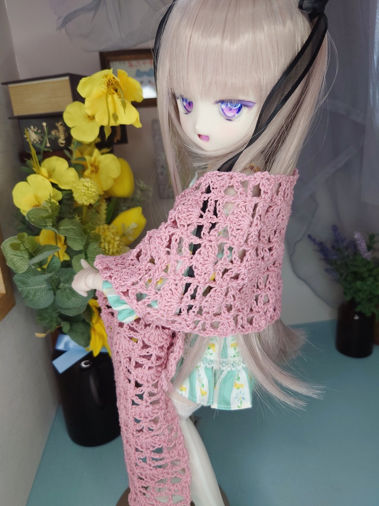 長方形な大きめショール