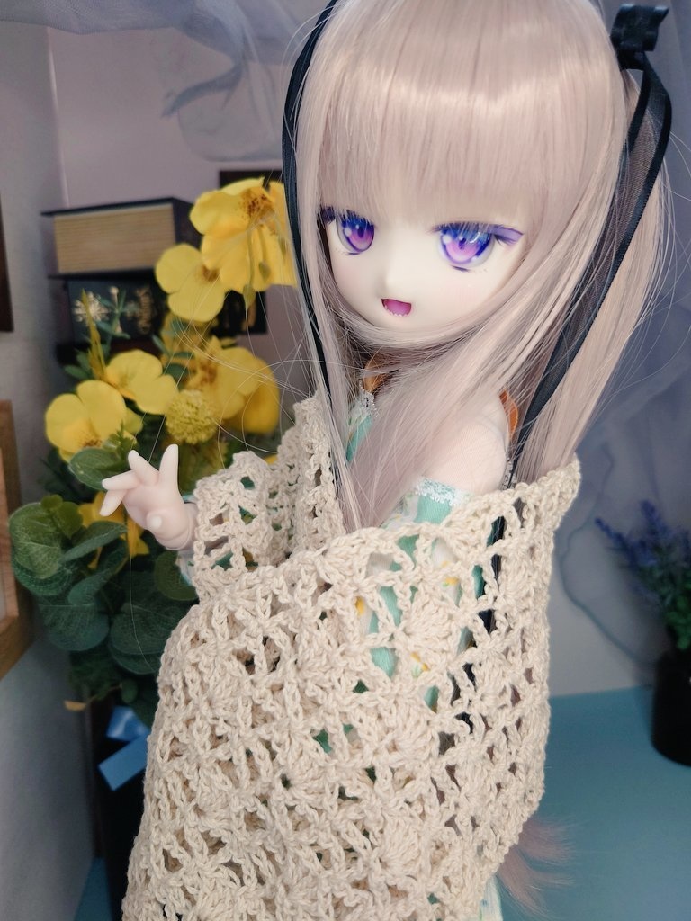 長方形な大きめショール