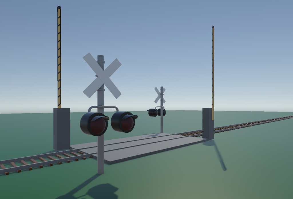 Unity用自動踏切アセット/Simple Railway Crossing System (URP対応)