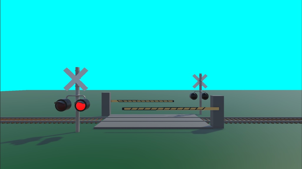Unity用自動踏切アセット／Simple Railway Crossing System (URP対応)