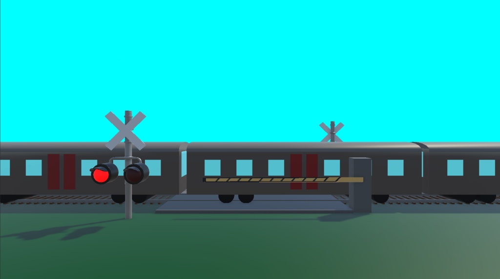 Unity用自動踏切アセット/Simple Railway Crossing System (URP対応)