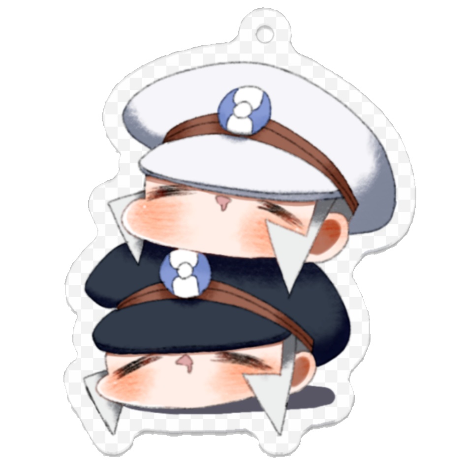 サブマス　もっちりすやすやマス　アクリルキーホルダー