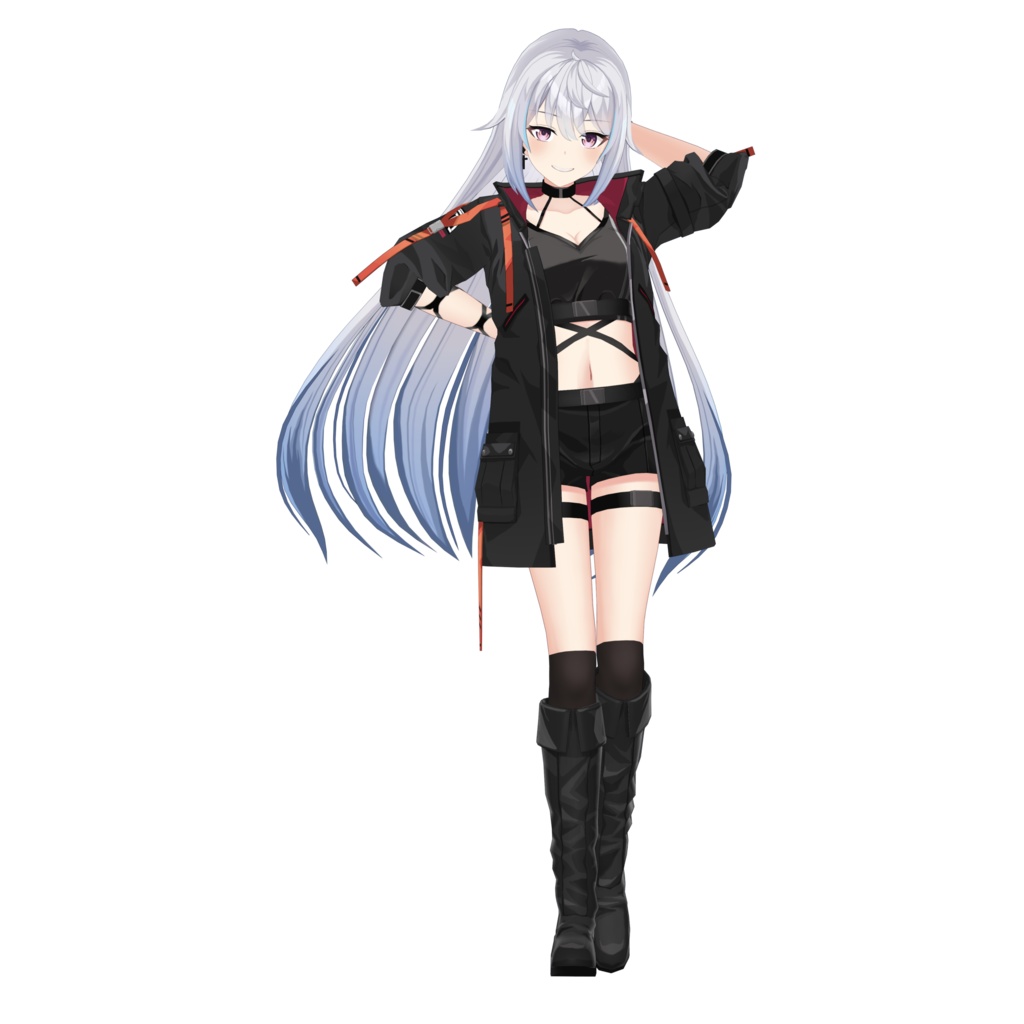 美波七海 Ver.5 VRMモデル3D