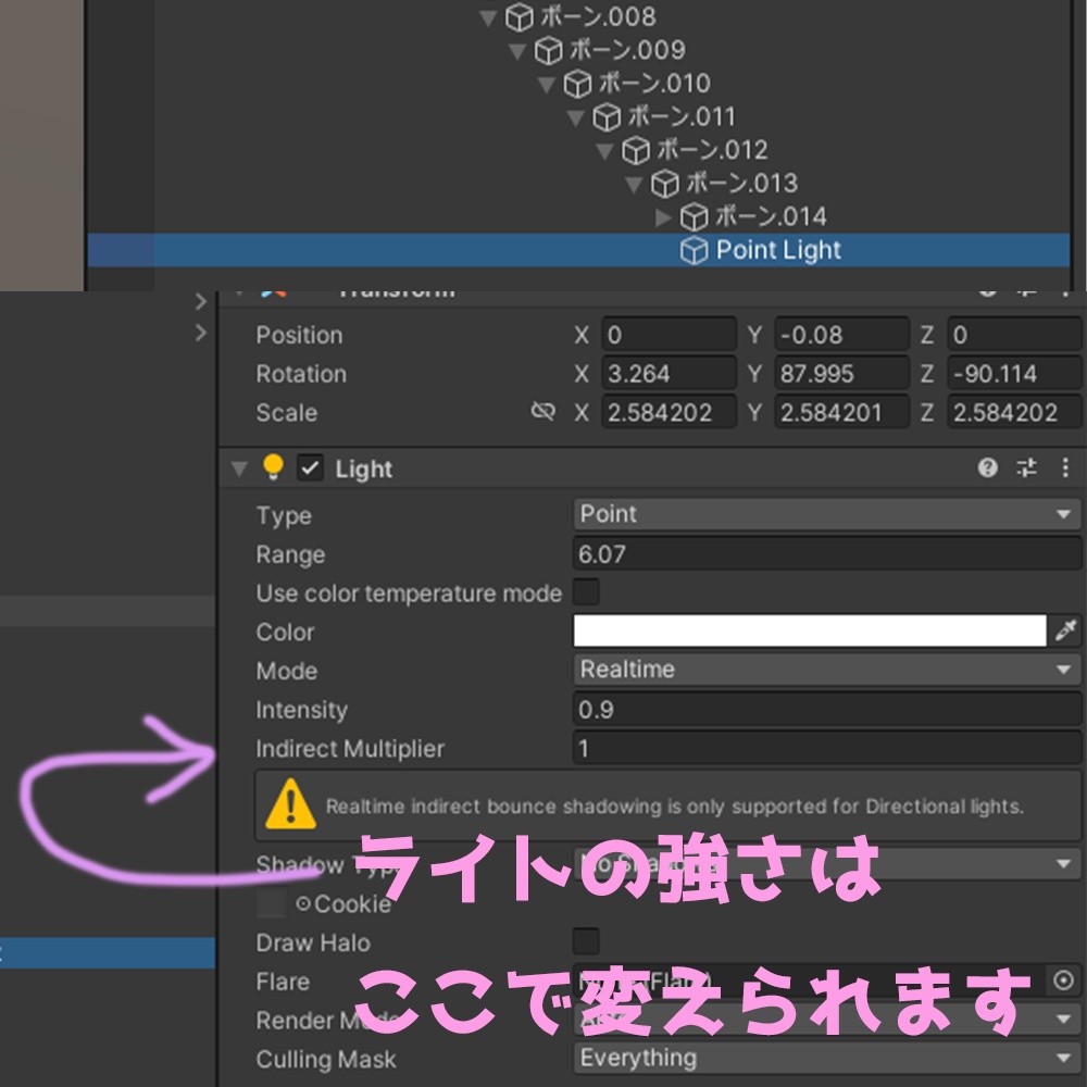 【MA対応・VRChat想定】フィッシュライト