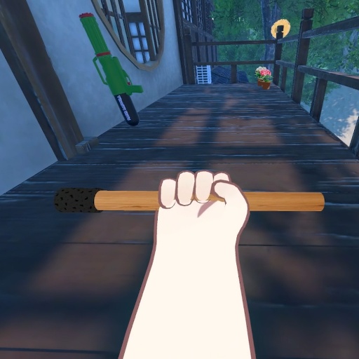 【VRChat想定】メッセージ付き吹き矢ギミック(おまけ付き)