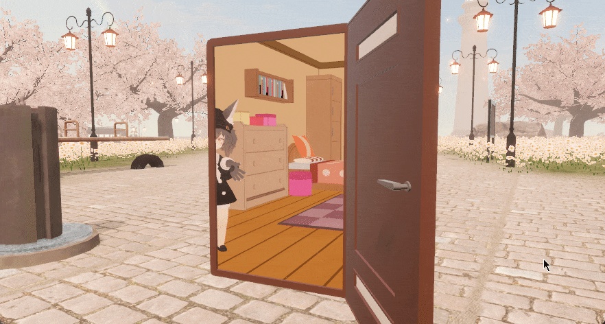 ~4次元魔法部屋召喚のアバターギミック~Personal 4th Dimensional Room for any avatar~