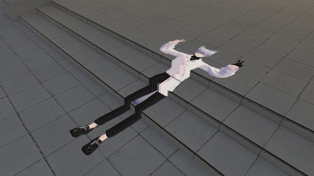 自分のアバターがあらゆる「面」に「溶け込む」!~アバター2次元化ギミック~Paper Avatar~