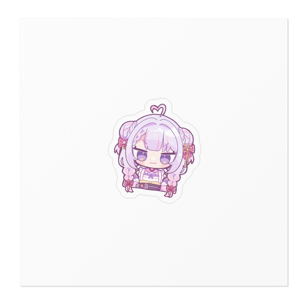 餅乃さや お顔ステッカー どや顔