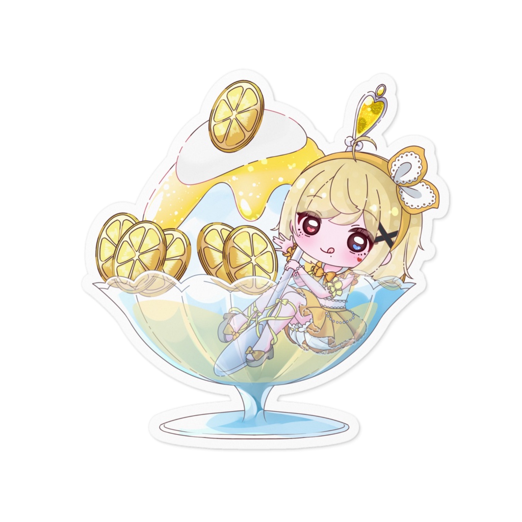 レモン味のかき氷🍋🍧ステッカー【夏季限定予定】
