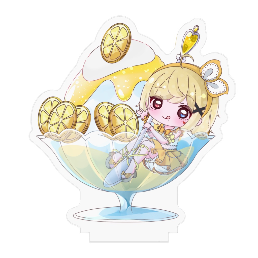 レモン味のかき氷🍋🍧アクスタ(土台ロゴ無し)【夏季限定予定】