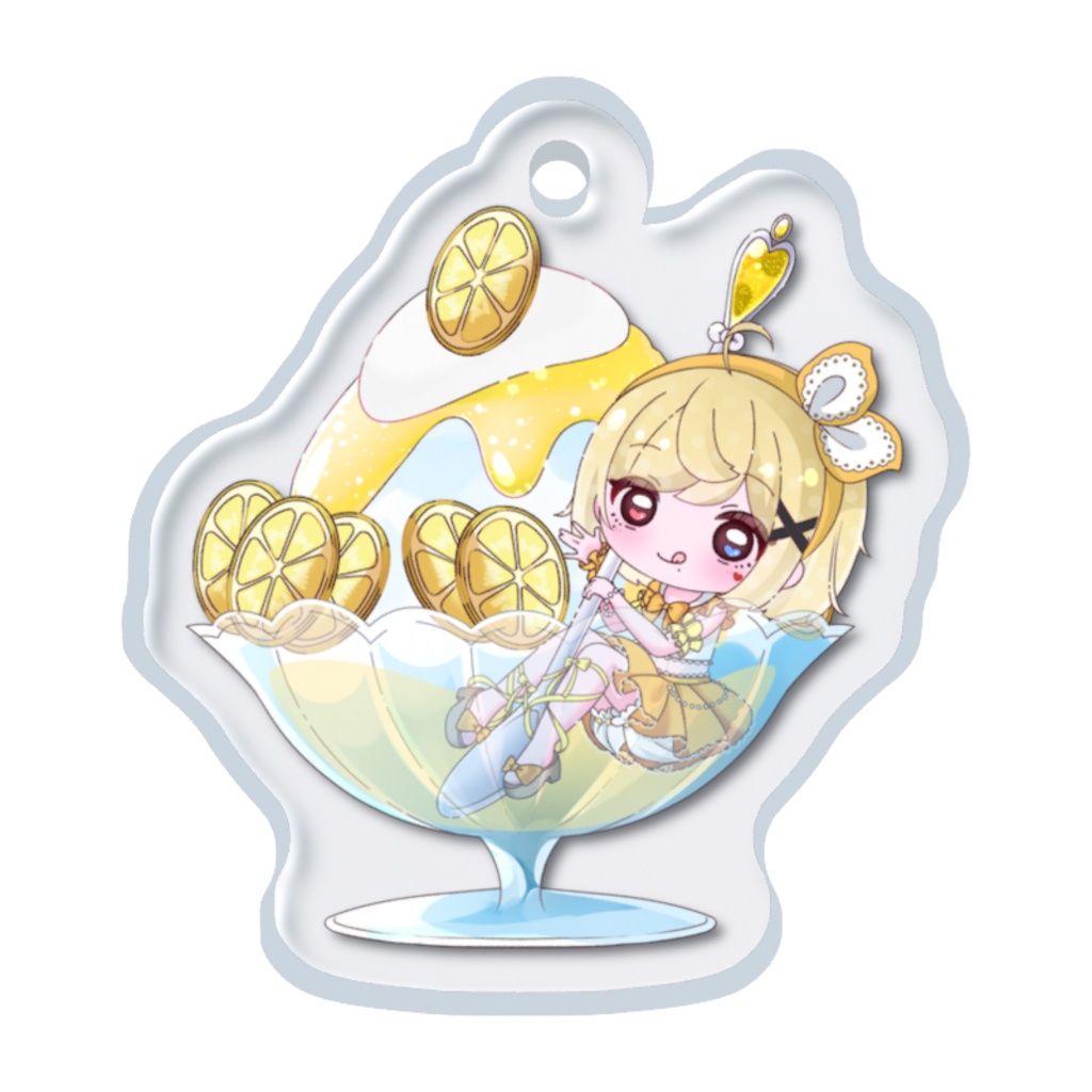 【夏季限定グッズ】れもん味のかき氷/めじるしチャーム