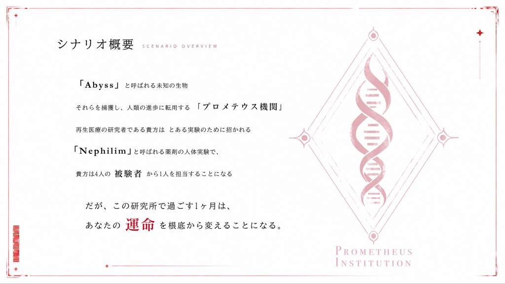 クトゥルフ神話TRPG 『神愛のプロバビリタ -Fragments of the Nephilim-』SPLL:E187223