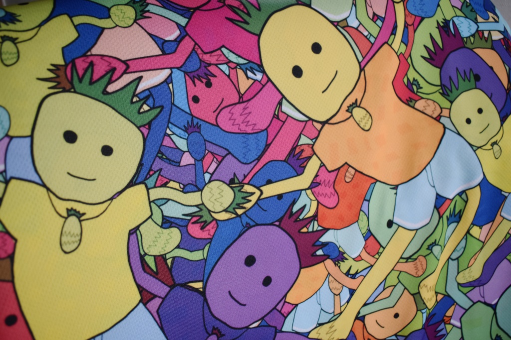 Pineapple Boy フルグラフィックTシャツ