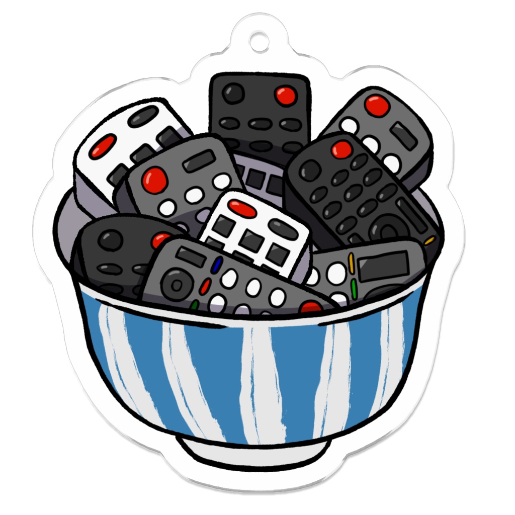 リモコンてんこ盛りアクキー