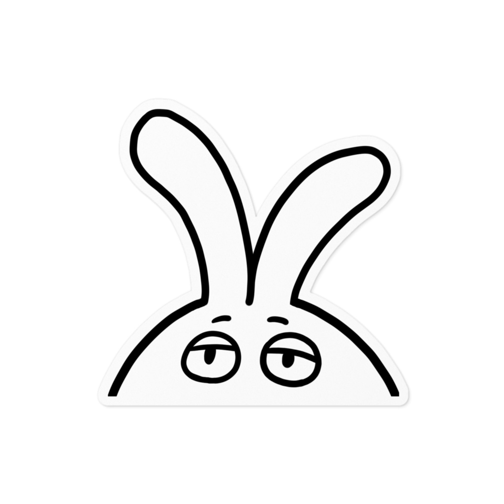 パタパタこもりくんステッカー