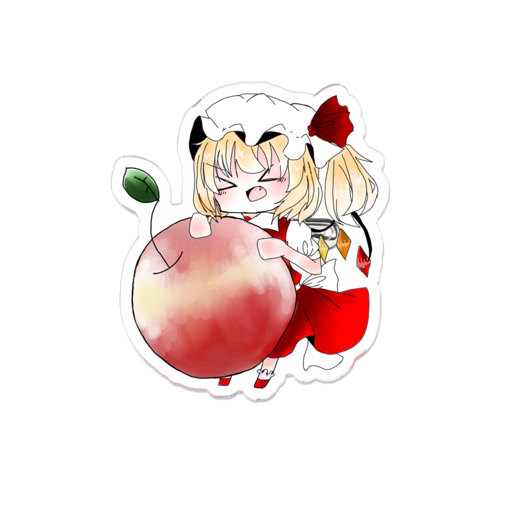 フランちゃんアクリルバッジ70×70mm