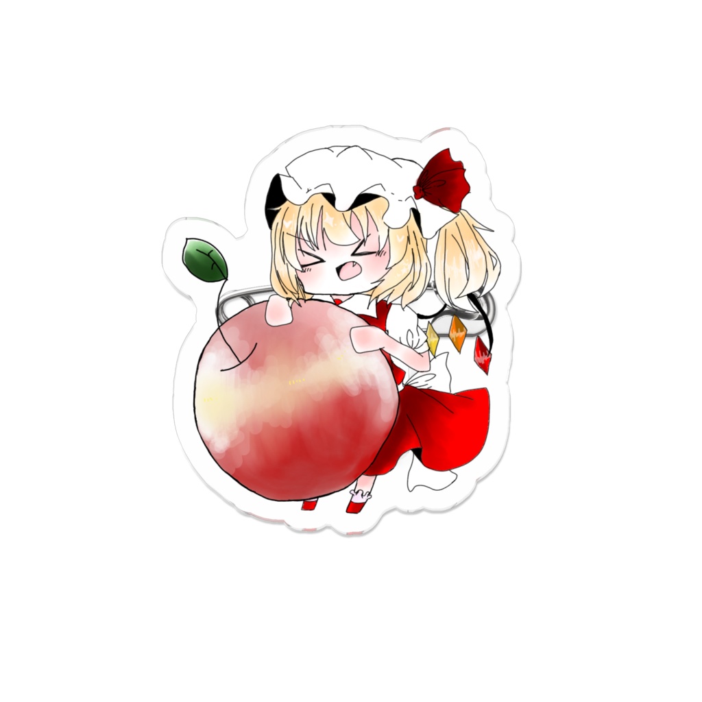 フランちゃんアクリルバッジ50×50mm