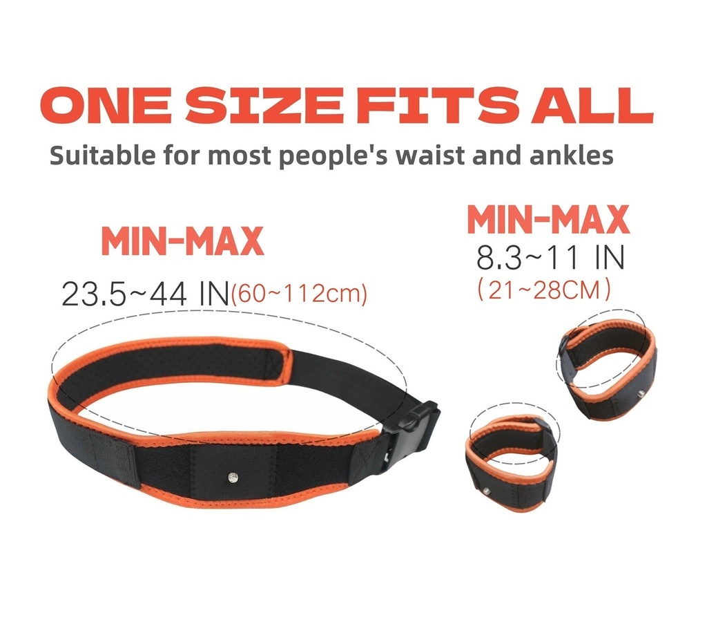 Jadery VR トラッカーベルト (2024年新モデル)腰と足首の3点セット、viveトラッカー、Ultimate Tracker、Tundraトラッカー用VRゲームフルトラ ストラップ