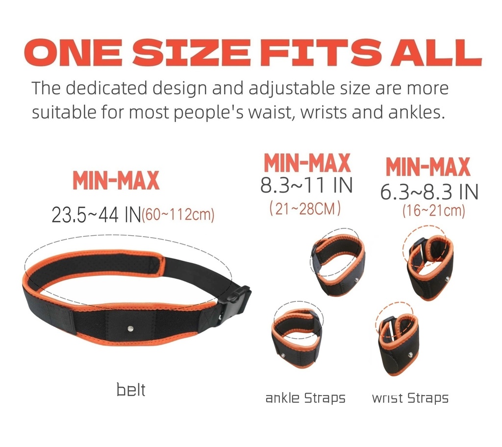 Jadery VRトラッカーベルト (2024年新モデル)腰+腕+足の5点セット、Ultimate Tracker、viveトラッカー、Tundraトラッカー用VRゲームフルトラ ストラップ