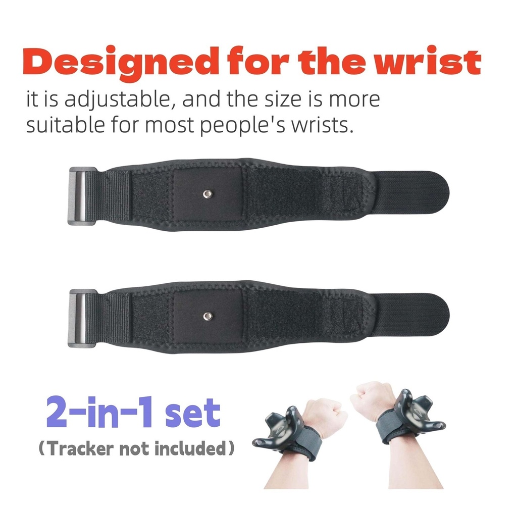 Jadery VRトラッカーベルト (2024年新モデル)腰と腕の3点セット、viveトラッカー、Ultimate Tracker、Tundra Tracke用VRゲームフルトラ ストラップ