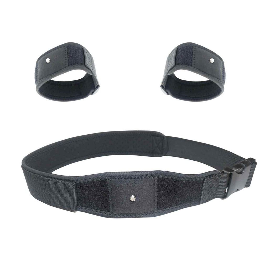 Jadery VRトラッカーベルト (2024年新モデル)腰と腕の3点セット、viveトラッカー、Ultimate Tracker、Tundra Tracke用VRゲームフルトラ ストラップ