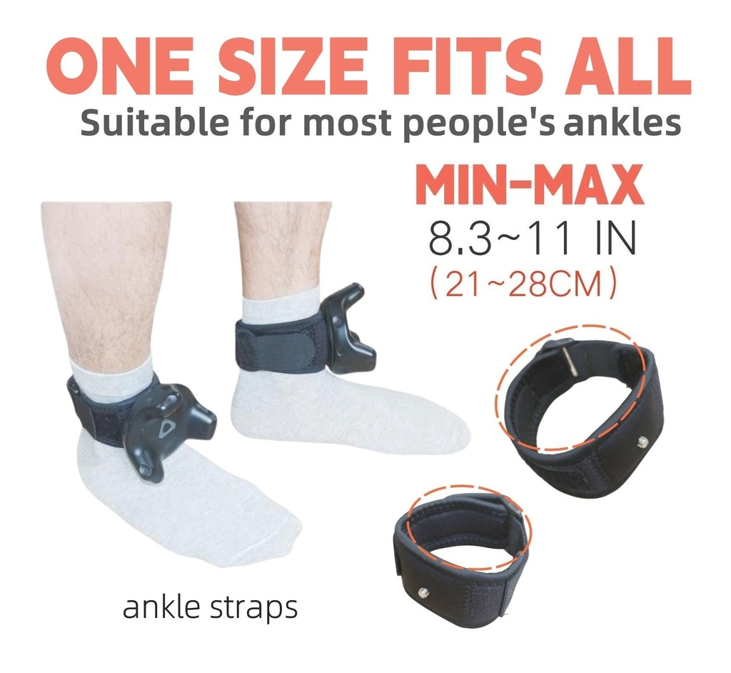 Jadery VRトラッカーベルト (2024年新モデル)腰+腕+足の5点セット、Ultimate Tracker、viveトラッカー、Tundraトラッカー用VRゲームフルトラ ストラップ