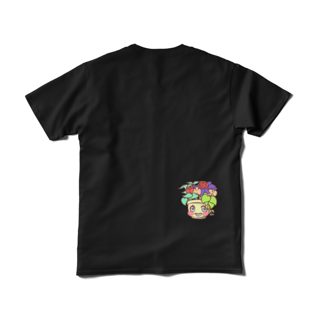 野菜たっぷりTシャツ黒